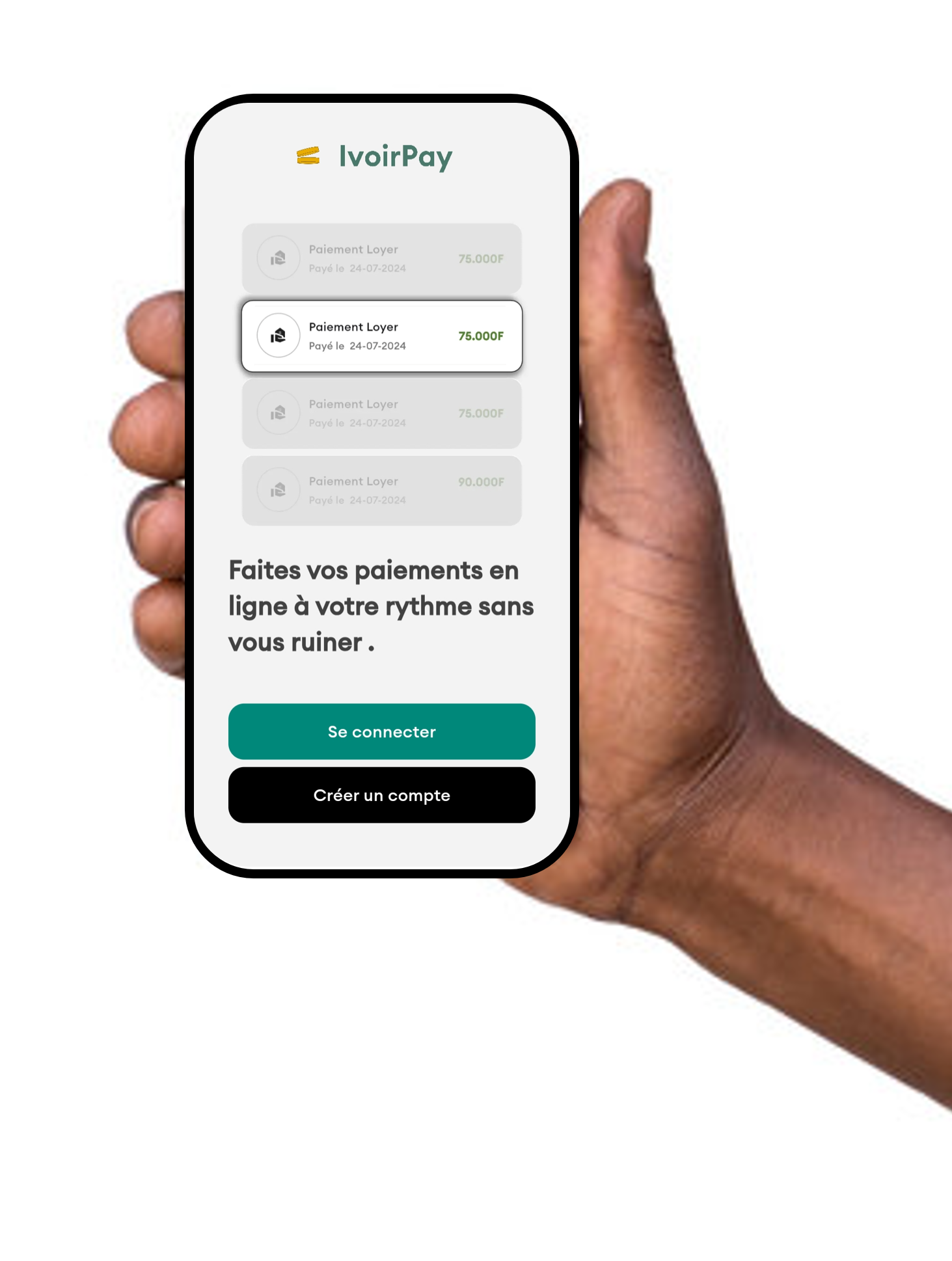 IvoirPay application de paiement en ligne sécurisée